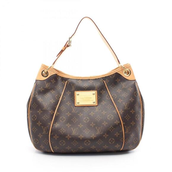 LOUIS VUITTON Brown Monogram Leather Shoulder Bag - Picture 1 of 10